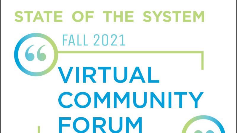 Fall 2021 virtual community forum