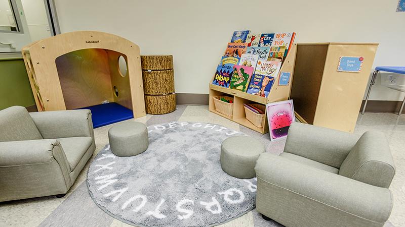 Reading Corner in Preschool Room